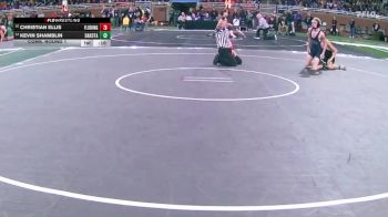 D1-106 lbs Cons. Round 1 - Christian Ellis, Flushing vs Kevin Shamblin, Macomb Dakota