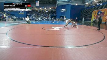190 lbs Champ. Round 2 - Dominic Sumpolec, Notre Dame Green Pond vs Brody Taylor, St Augustine