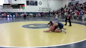 190 lbs Champ. Round 2 - Samuel Doman, Canby vs Asher Olliff, Dallas