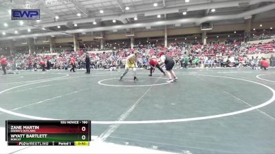 160 lbs Round 3 - Wyatt Bartlett, Bobcat vs Zane Martin, Ogden`s Outlaws