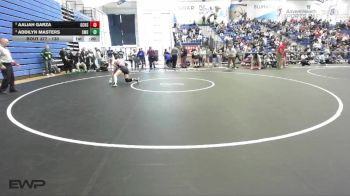 130 lbs 3rd Place Match - Aaliah Garza, Garden City vs Addilyn Masters, Shawnee Mission South