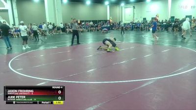 144 lbs Round 4 (6 Team) - Jude Peter, Intense Wrestling Club vs Jaxon Frohring, Wrestling University