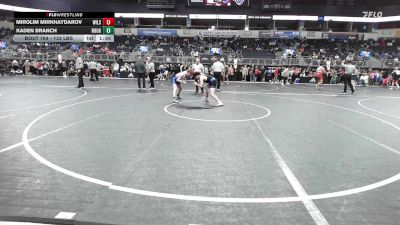 133 lbs Consi Of 4 - Mirolim Mirkhaydarov, Wilson Central vs Kaden Branch, Rough Riders