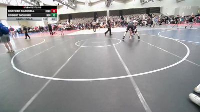 150-H2 lbs Semifinal - Brayden Scannell, Northern Delaware Wrestling Academy vs Robert McGuire, Monroe Twp