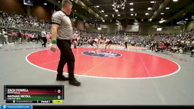 Semifinal - Nathan Nicoll, Canyon View vs Zach Powell, Grantsville