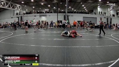 150 lbs Round 6 (8 Team) - Jackson Albert, Grit Mat Club vs Caleb Hoffman, Mat Assassins White