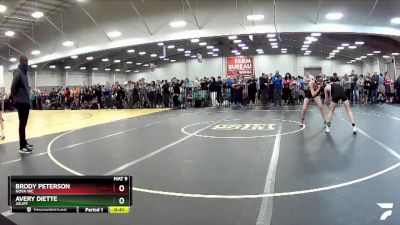 92 lbs Cons. Round 1 - Brody Peterson, Nova WC vs Avery Diette, Joliff