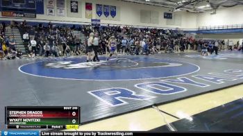 120 lbs Quarterfinal - Stephen Dragos, Chaska-Chan Stormhawks vs Wyatt Novitzki, Holdingford