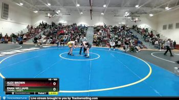 160 lbs Cons. Round 2 - Alex Brown, Jackson Hole vs Enan Williams, Campbell County