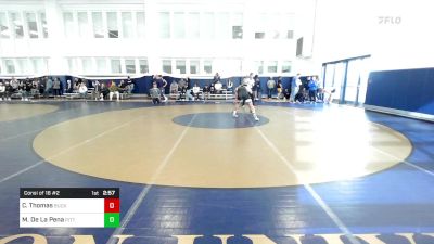 165 lbs Consi Of 16 #2 - Creed Thomas, Bucknell vs Mateo De La Pena, Pittsburgh