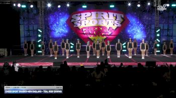 Cheer Sport Sharks-New England - Teal Reef Sharks [2025 L1 Junior - Flex Day 2] 2025 Spirit Sports Worcester Nationals