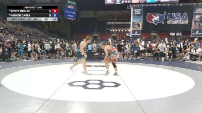 157 lbs Quarters - Wyatt Medlin, Illinois vs Parker Casey, Iowa
