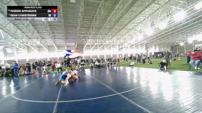 150 lbs Cons. Round 2 - Parker Applegate, JWC vs Dean Christensen, Stinger Wrestling