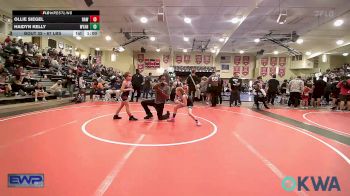67 lbs Rr Rnd 3 - Ollie Siegel, Raw vs Haidyn Kelly, Wyandotte Youth Wrestling