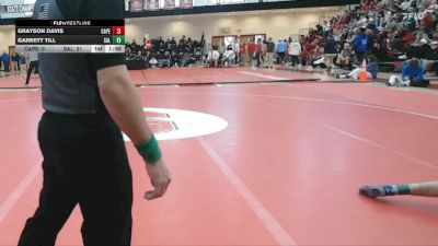 150 lbs Semifinals (8 Team) - Garrett Till, Salesianum vs Grayson Davis, Cape Henlopen