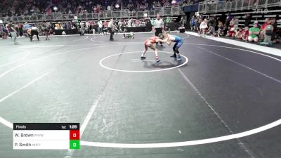 67 lbs Final - Wyatt Brown, Pleasant Hill Youth Wrestling Club vs Peyton Smith, Mountain Home Flyers