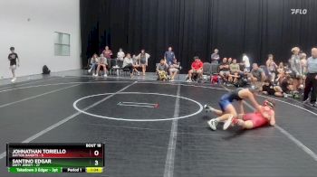 96 lbs Round 5 (8 Team) - Santino Edgar, Dirty Jersey vs Johnathan Toriello, Dayton Bandits