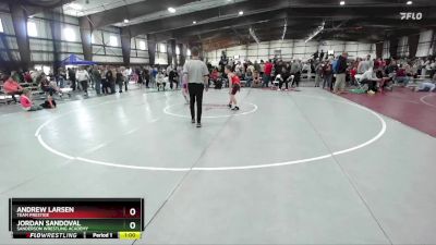 100 lbs Cons. Semi - Andrew Larsen, Team Prestige vs Jordan Sandoval, Sanderson Wrestling Academy