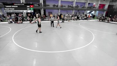 Junior Boys - 157 lbs Champ. Round 1 - Jackson McDaniel, Betterman Elite Wrestling vs Linkin Carter, Eastside Wrestling Club