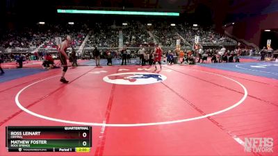 4A-175 lbs Quarterfinal - Mathew Foster, Rock Springs vs Ross Leinart, Central