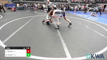 112 lbs Quarterfinal - Charly Rendor, OKC Saints Wrestling vs Brody Parker, Harrah Little League Wrestling