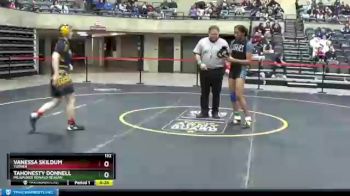 132 lbs Cons. Round 4 - Vanessa Skildum, Turner vs Tahonesty Donnell, Milwaukee Ronald Reagan