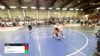 109 lbs Semifinal - Anthony Meder, Alamosa vs Keaton Curleyhair, Montezuma Cortez WC