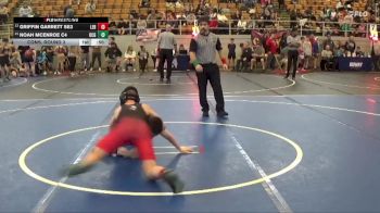 130 lbs Cons. Round 3 - Griffin Garrett SE3, Logan Elm Braves vs Noah McEnroe C4, Ohio Crazy Goats