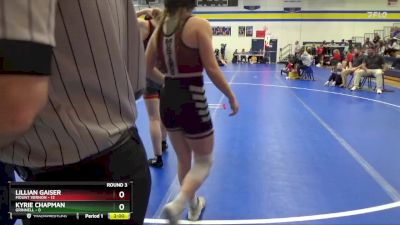 130 lbs Round 3 (6 Team) - Lillian Gaiser, Mount Vernon vs Kyrie Chapman, Grinnell