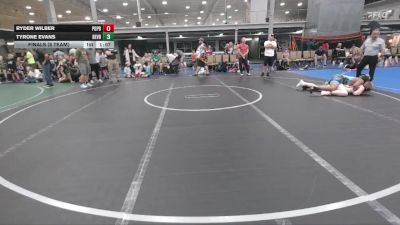 135 lbs Finals (8 Team) - Ryder Wilber, Poquoson-Pitbull vs Tyrone Evans, Revival Riddlers