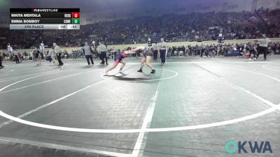200 lbs 5th Place - Nikita Mehtala, Redskins Wrestling Club vs Emma Bomboy, Coweta Tiger Wrestling