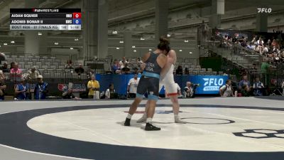 87 Finals kg Champ. Round 2 - Aidan Squier, NMU vs Adonis Bonar II, MWC Wrestling Academy