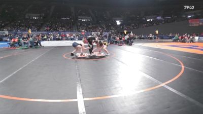 4A/3A/2A/1A Girls 170 Champ. Round 1 - Mattie Peacock, Pleasant Hill Girls vs Kate Norton, Baker / Powder Valley Girls