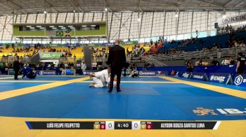 Alyson Souza Santos Luna vs Luís Felipe Felipetto 2026 Brasileiro Jiu-Jitsu IBJJF