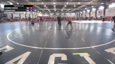 101 lbs Round 5 (6 Team) - Cambria Leskho, Steel Valley Vixens vs Cadence Guy, Crown City Queens