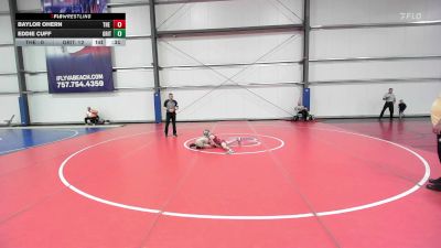 60 lbs Rr Rnd 2 - Baylor OHern, The Shop 814 vs Eddie Cuff, Grit Mat Club Blue