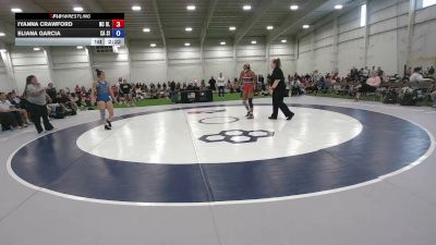 130 lbs Iyanna Crawford, North Carolina Blue vs Eliana Garcia, California Silver