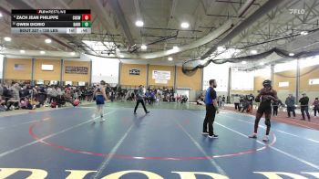 138 lbs Consi Of 8 #2 - Zach Jean Philippe, Cranston West vs Owen DiOrio, Barrington