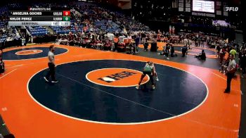 110 lbs Semifinal - Angelina Gochis, Maple Park (Kaneland) vs Khloe Perez, Glen Ellyn (Glenbard West)
