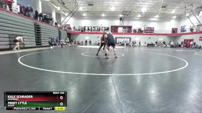 285 lbs Champ. Round 2 - Kale Schrader, Newberry vs Mikey Lytle, Salem