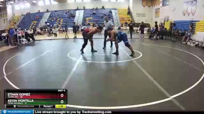 182 lbs Round 3 (8 Team) - Kevin Montilla, Team Osceola vs Ethan Gomez ...