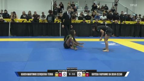Rayssa Fabyanne Da Silva Cezar vs Karen Martinho Cerqueira Terra 2026 Pan IBJJF Jiu-Jitsu No-Gi Championship