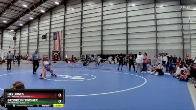 82 lbs Finals (8 Team) - Lily Jones, Millard South Queens vs Brooklyn Swisher, Mayhem WC Black