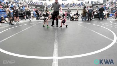 46 lbs 3rd Place - Clara Collier, Morrison Takedown Club vs Koen Goodin, Cowboy Wrestling Club