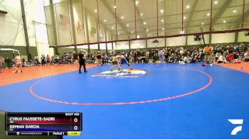 157 lbs Cons. Round 3 - Cyrus Faussete-Sadri, WA vs Demian Garcia, CA