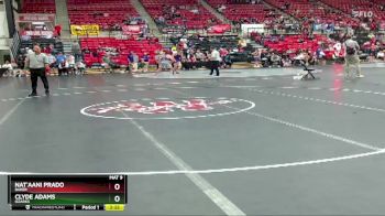 133 lbs Cons. Round 4 - Clyde Adams, Ozarks vs Nat`aani Prado, Baker