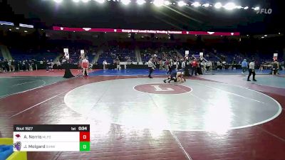 215 lbs Round Of 32 - Anthony Norris, Milford [MA] vs Jaron Molgard, Shawsheen