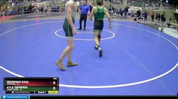 134 lbs Quarterfinals (8 Team) - Jacob Sieminski, Sweet Home vs Caleb Reilly, Estacada