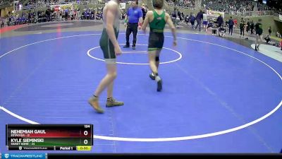 134 lbs Quarterfinals (8 Team) - Jacob Sieminski, Sweet Home vs Caleb Reilly, Estacada