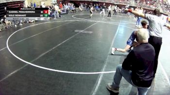 95 lbs Cons. Round 2 - Kole Reinhart, Lakeview vs Gabriel Penaherrera, Nebraska Boyz